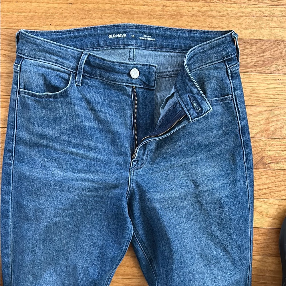 NWOT Old Navy High Rise Wow Straight Jean - Picture 4 of 6